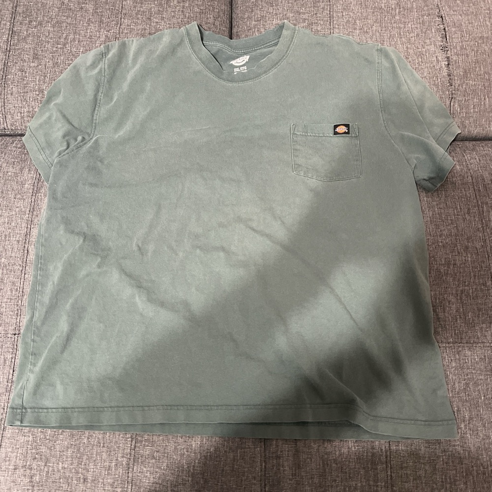 Dickies Green Short Sleeve Tee Classic Crew Neck